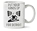 Produktbild Put Your Hands Up For Detroit Art Klassische Teetasse Kaffeetasse