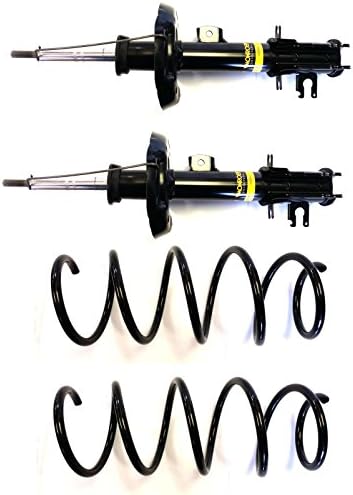 XtremeAuto® Front Pair of Shock Absorbers and Coil Spring - Includes XtremeAuto Sticker
