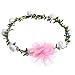 Produktbild LED-Blumen-Stirnband, Kinder Prinzessin Geburtstagsgeschenk Glowing Light Garland Stirnband Haarschmuck, Brautkranz LED Lichter Kranz für Kopf