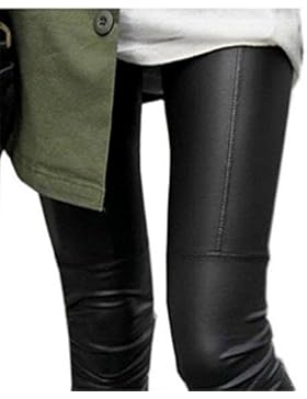 IHRKleid Damen Leggings Schwarz Baumwolle Legging M/L/XL/XXL