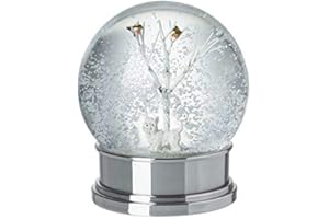 HEAVEN SENDS Bia?y pies - kula ?nie?na - pi?kna zimowa scena psa i drzew