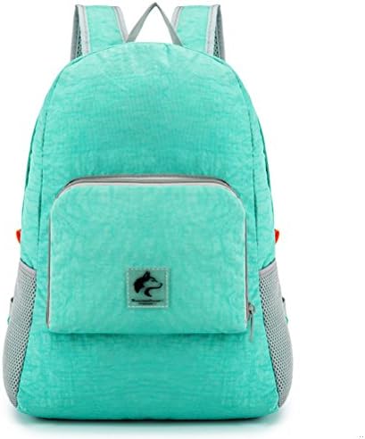 Boundless Voyage Outdoor Nylon Ultralight Folding portable Backpack Hiking Daypack 14L Green (Green)