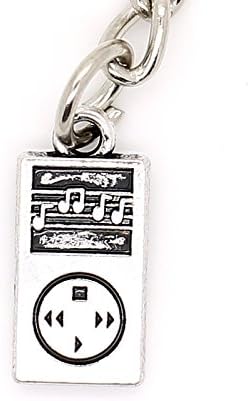 Silver Keyring With 15mm MP3 Player