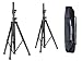 Produktbild DRALL INSTRUMENTS Lautsprecher Stative Boxenständer (2 Stück mit Tasche) - von 1,20 bis 1,90 m ausziehbar für PA, Disco, Bühne, Party, Event Modell: BSP2