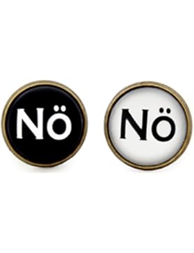 Miss Lovie Damen Ohrstecker Spruch 