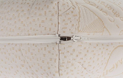 TRADY24 Topper-Bezug VITAL versteppt 90×200 cm, Kernhöhe:4cm - 3