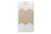 Produktbild Samsung Flip Wallet Kirkwood Weiß + Gold Peace EF-WG900RLEGWW Galaxy S5