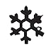 Produktbild TAOtTAO Multi-Tool-Kombination kleine tragbare Outdoor-Schneeflocke Schlüsselring Snow Keychain Tools Schneeflocke Form Schlüssel Schlüsselbund (C)