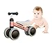 Price comparison product image Mingzheng Baby Pink Balance Bikes Bicycle Children Walker 6-24 Months No Foot Pedal Infant Four Wheels Toddler Bike First Birthday Gift