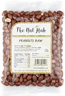 RAW PEANUTS REDSKIN NATURAL NUTS SHELLED KERNELS 1KG BUNDLE (5x200g)