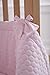 Clair de Lune Marshmallow Cot/ Cot Bed Quilt/ Bumper and Sheet Set (3 Pieces, Pink)