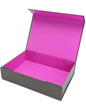 GEORGE GINA & LUCY Geschenk Karton, Sammlerbox mit Magnetverschluss, Größe B 50cm x T 39cm x H 9,5cm