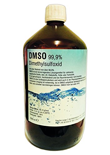 DMSO 1000 ml in Braunglasflasche Dimethylsulfoxid 99,9%