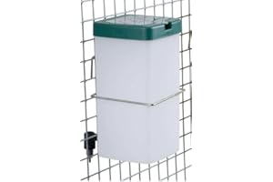 SM PET SUPPLIES S M Pet Supplies Square Nipple Drinker for Rabbit Chicks, Older Poultry, Game and Small Pets - Natural, 1 Litre