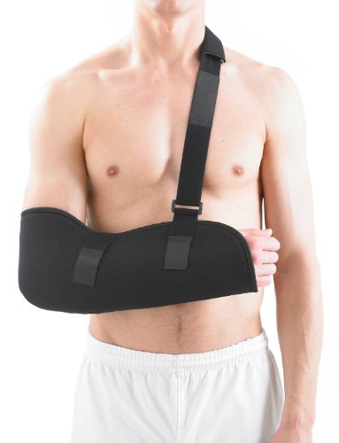 Neo-G – Esponja Super suave y transpirable Cabestrillo para brazo (negro) grado médico