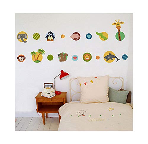 Preisvergleich Produktbild luludsoo Tierwelt Wandaufkleber Kindergarten Kinder Schlafzimmer Removable Decal Dekor Ca