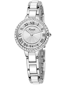 wishar Neue genuinenew Echte Kimio Quarzuhr Korean Fashion Armband Watch Weiß
