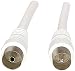 Produktbild esoSAT TV Kabel: Koaxial-Antennenkabel Stecker auf Buchse, 10 m, weiß (Antennenkabel Anschluss)