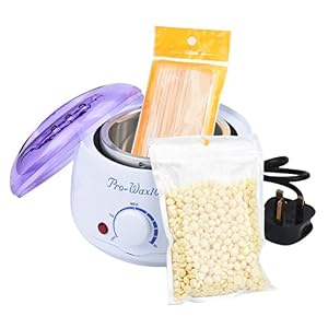 Tonwalk Hair Removal Hot Wax Warmer Heater Machine Pot Depilatory Set British Plug 220V