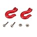 Produktbild RC Auto Metall Haken Abschleppkette Dekoration für 1:10 RC Rock Crawler Traxxas TRX-4 Axial SCX10 90046 Stoßstange Entlastung Haken