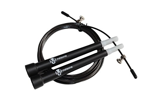 MataOne – Profi Springseil – Double Unders – Ideal für Boxen, MMA, Faszien Training, CrossFit, Fitness INKLUSIVE Transporttasche und Trainingsplan - 2