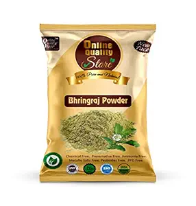 Online Quality Store Bhringraj Powder for Hair, Eclipta Alba for Skin and Hair, 50g - Brown