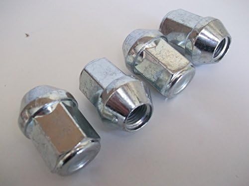 A Set of 4 Good Quality Closed End Chromed Replacement Wheel Nuts (D2) Fit Suzuki Vitara