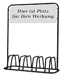 witterungsbeständig & unverwüstlich mit 3 Fahrradeinschüben passend für alle Fahrräder (auch Mountainbikes) bis Reifenbreite 55 mm