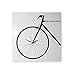Produktbild Orologio da muro Bike bianco 80x80 cm