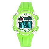 Kinder Digitaluhr, Funktionelle Wasserdichte Jungen Uhr Mädchen Uhr mit Zeit, Datum, Woche, Hintergrundbeleuchtung, Warnung, Stoppuhr Digital Uhr für Teenager und Kinder