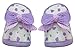 Neska Moda Premium Baby Infant Super Soft Purple Cotton Fur Winter Booties-12 CM Length For Age Group 6 - 18 Months RS.259.00