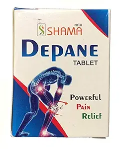 New Shama Depane Tablet (60tab pack of 4) Herbal formulation which is useful for joint pain, swollen joints and Lower backache