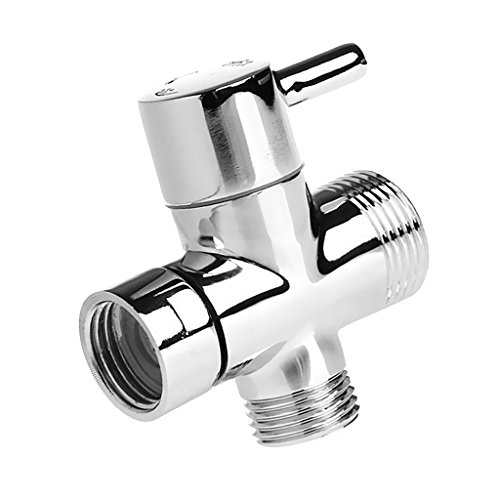 MagiDeal 1/2" T-adapter 3 Wege Dusche Mischer Ventil Duschekopf Umsteller Umstellventil Umschalter Umschaltventil