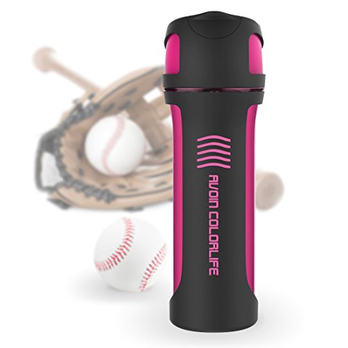 AVOIN colorlife 550ml bruchsichere und kratzfeste Sport-Wasserflasche mit auslaufsicherem Deckel – BPA Frei, ungiftig & umweltfreundlich - 5