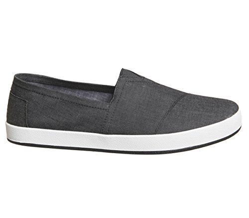 Preisvergleich Produktbild TOMS Avalon Slip on - Black Chambray 8 UK