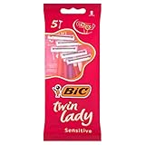 BIC Twin Lady Sensitive Razor - Pack of 5