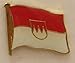 Produktbild Pin Anstecker Flagge Fahne Franken Flaggenpin Badge Button Flaggen Clip Anstecknadel