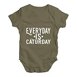 TWISTED ENVY Baby Mädchen (0-24 Monate) Body Gr. Neugeboren, Khaki