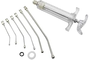 Adhere To Fly 20ml/50ml Syringe with 6 Pcs Crop Tubes Baby Bird Cockatiel Budgie Parrot Pet Hand Rearing Feeding Syringes (50ml)