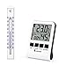 Produktbild Lantelme 4387 Set Digital Maximum - Minimum - Thermometer und Hygrometer und Analogthermometer in weiß