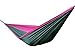Produktbild BXT Hängematte aus Fallschirmseide für zwei Personen bis 150kg (260*140 cm, Lila+Grün)