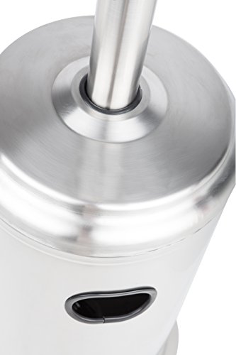 AmazonBasics Heizstrahler für Terrasse, Edelstahl - 2