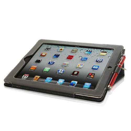 iPad 2 Hülle (Schwarz), Snugg – Smart Case mit lebenslanger Garantie + Sleep / Wake Funktion - 3