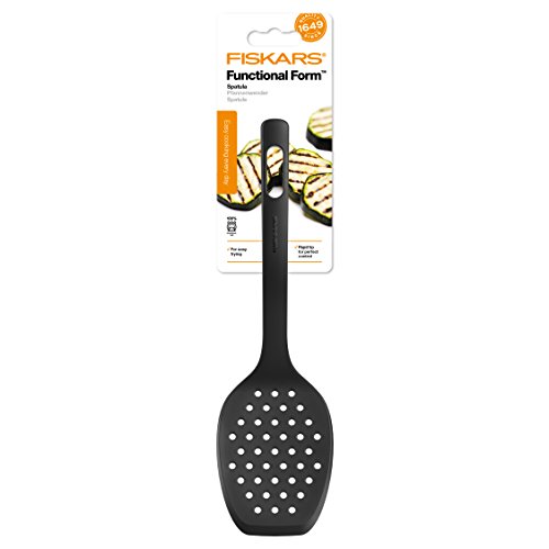 Fiskars federleichter Pfannenwender, Länge: 29,2 cm, Kunststoff, Functional Form, Schwarz, 1014447 - 7