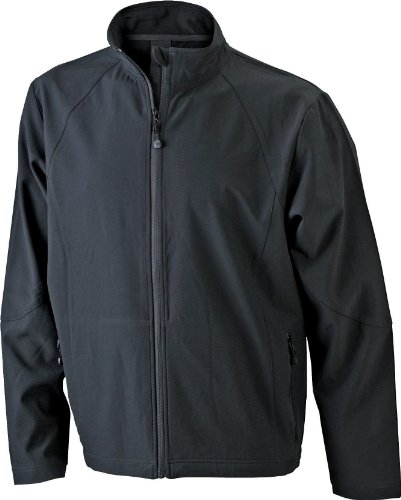 James & Nicholson Herren Jacke Softshelljacke schwarz (black) Small