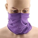 Fliyeong Quick-drying Breathable Lightweight Outdoor Motorcycle Bicycle Cycling Headband Sports Head Scarf Snood (Purple)