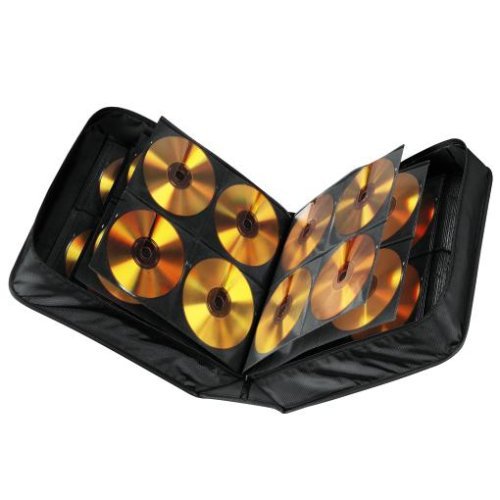 Hama CD Tasche für 208 CDs/DVDs/Blu-rays, Mappe zur Aufbewahrung, schwarz - 3