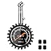 Produktbild Tacklife TPS02S Klassischer Reifendruck Manometer 0-60 PSI, Reifendruckmesser mit Zifferblatt, 360° drehbares Kugelgelenk für Auto, Motorrad, LKW, SUV, Inkl.4 Ventilkappen