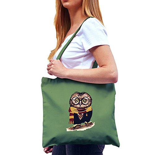 Preisvergleich Produktbild TEXLAB - Harry Owl - Stoffbeutel, oliv
