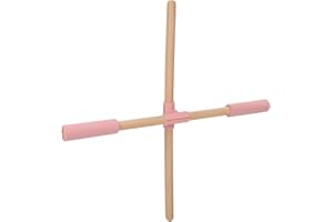 CCYLEZ Kij do Jogi, Drewno Bukowe NBR, Silna Odporność na śCiskanie, PrzenośNy DrążEk do Pilatesu, Kij do ćWiczeń Jogi, do Jogi, RozciąGania, RzeźBienia w Pozycji SiedząCej, Odpowiedni dla OsóB o WzrośCie